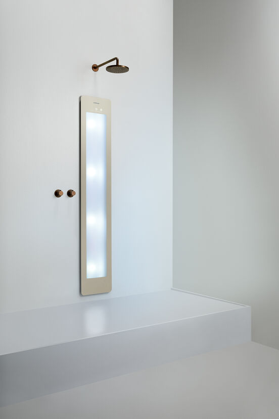 Sunshower Plus L Infrarood en UV Inbouw sand white