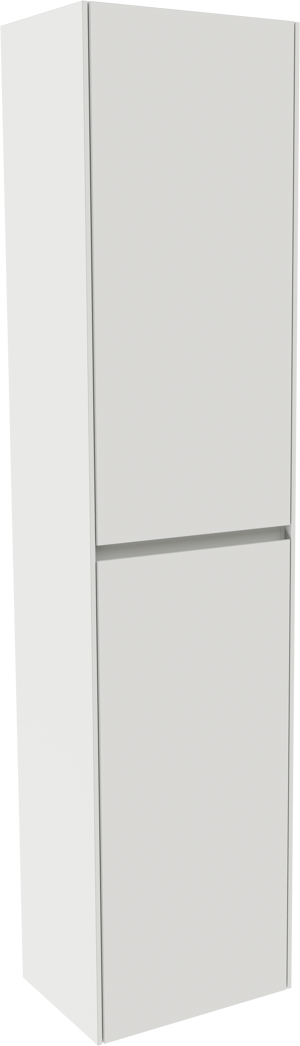 Storke Edge Badhochschrank: Hängend, Weiß matt, 40 x 30 x 170 cm