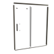 Balmani Senses Design jeu de profil pour porte de douche