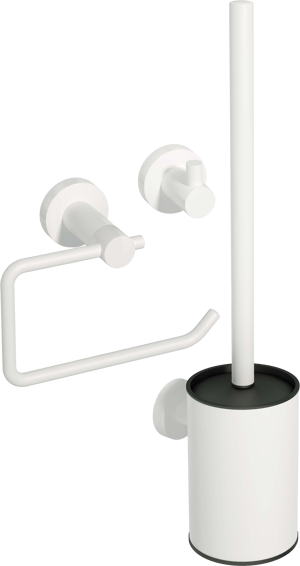 Blaufoss Glory set d'accessoires de toilette blanc mat