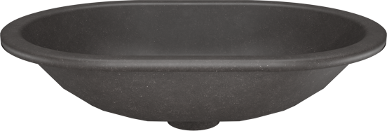 Storke Intra inbouwwaskom mat kwarts ovaal 50 x 35 cm