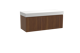 Balmani Sfera meuble salle de bains avec tablette pour vasques Dominus