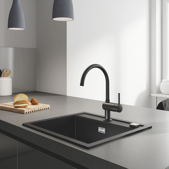 Grohe Minta Küchenarmatur: Schwarz matt