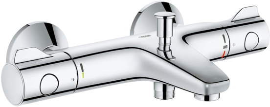 Grohe Grohtherm 800 robinet de bain thermostatique chrome brillant
