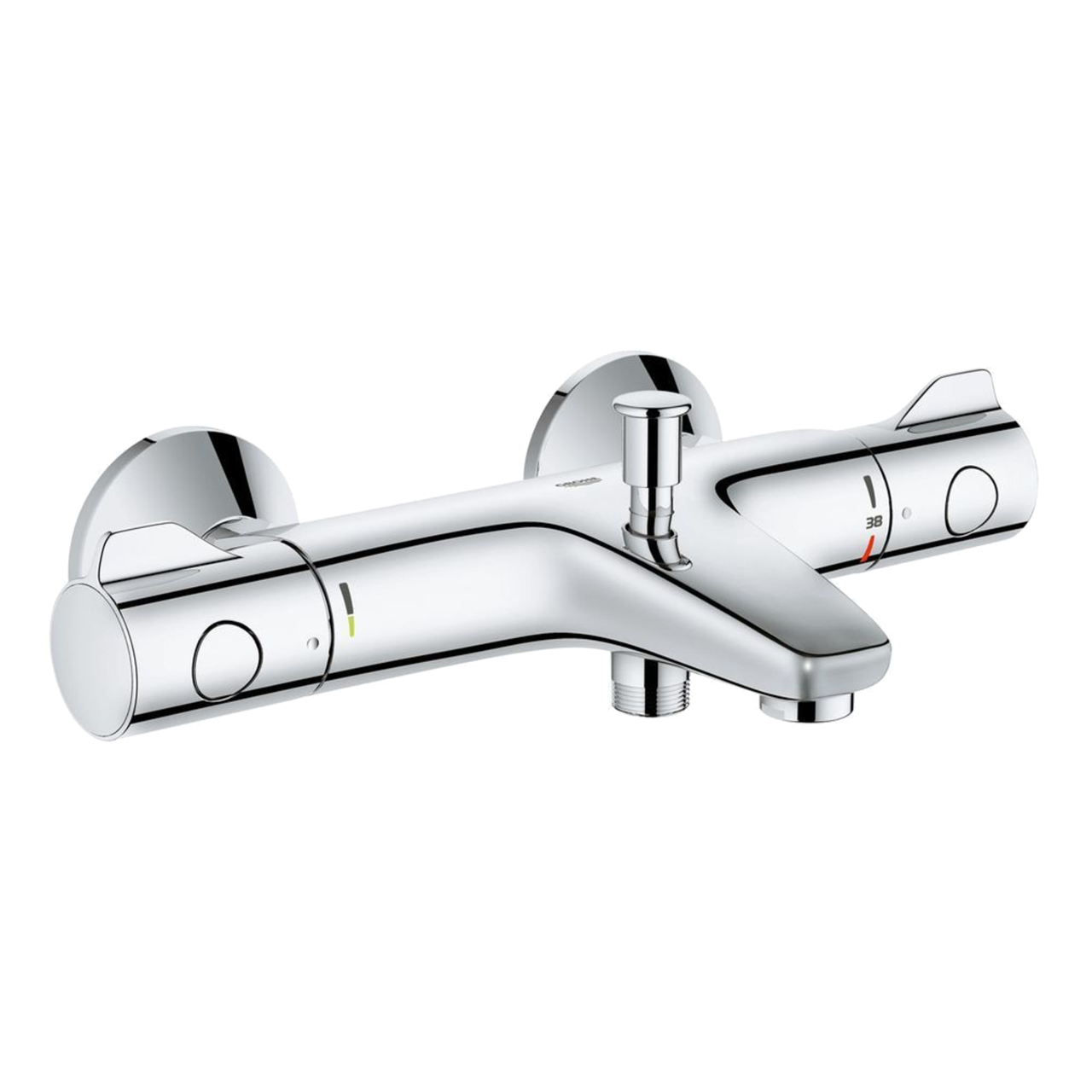 Grohe Grohtherm 800 Aufputz-Badewannenarmatur