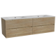 Storke Edge badkamermeubel met Diva wastafel