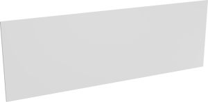 Luca Varess spatwand mat witte solid surface 40 x 120 cm
