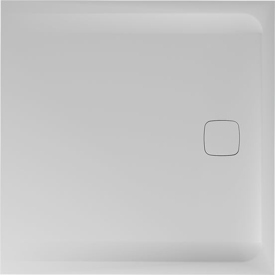 Balmani Bayou douchebak 90 x 90 cm Solid surface mat wit