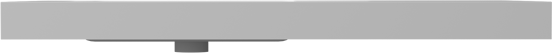 Storke Mata High asymmetrisch linkse wastafel matte Solid Surface 130 x 52 cm