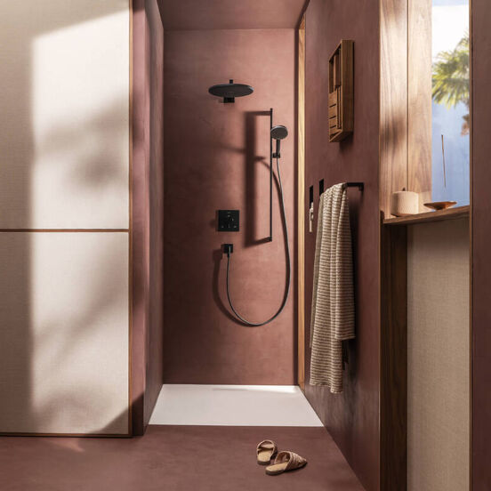 Hansgrohe FixFit Fine E coude de raccordement 1/2" noir mat