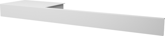 Vipera handdoekhouder links 50cm wit mat