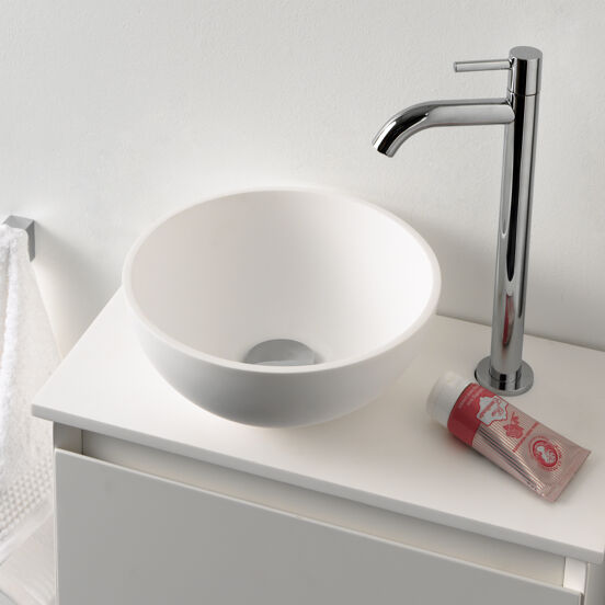 Blaufoss Multa Kaltwasserhahn: Erhöht, Brushed Gunmetal