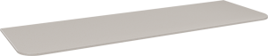 Storke Tavola Soft tablette simple ou double solid surface beige granite 140 x 46 cm