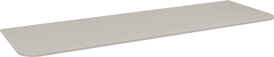 Storke Tavola Soft Einzel- oder Doppelwaschtischplatte Beige Granit solid surface 140 x 46 cm