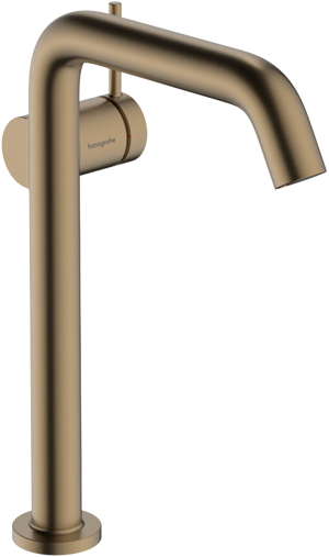 Hansgrohe Tecturis 240 Coolstart verhoogde wastafelkraan brushed bronze
