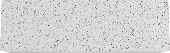 Balmani Mitra zwevend badkamermeubel 180 x 55 cm mat wit met Stretto enkel of dubbel tablet in mat wit/zwart terrazzo