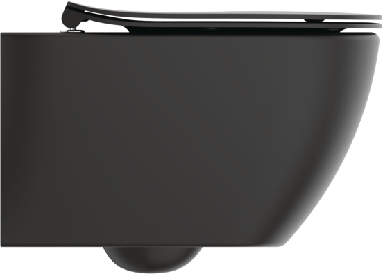 Ideal Standard Tesi hangend toilet mat zwart randloos