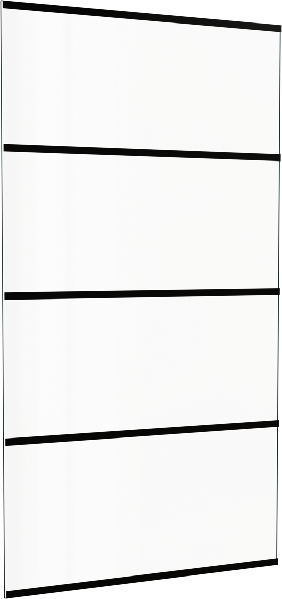 Balmani Senses Design panneau latéral 100 cm x 210 cm verre Lined