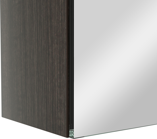 Storke Reflecta spiegelkast 75 x 75 cm grove zwarte eik