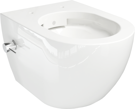 Luca Varess Moreno bidet blanc brillant sans bride