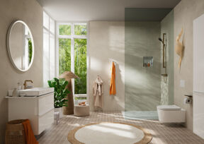 Hansgrohe Tecturis S110 verlaagde wastafelkraan brushed bronze