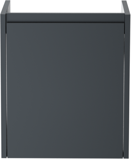 Storke Seda meuble sous-vasque suspendu 45 x 35 cm noir mat porte