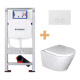 Geberit UP320 WC Komplettset mit Calibro Hänge WC