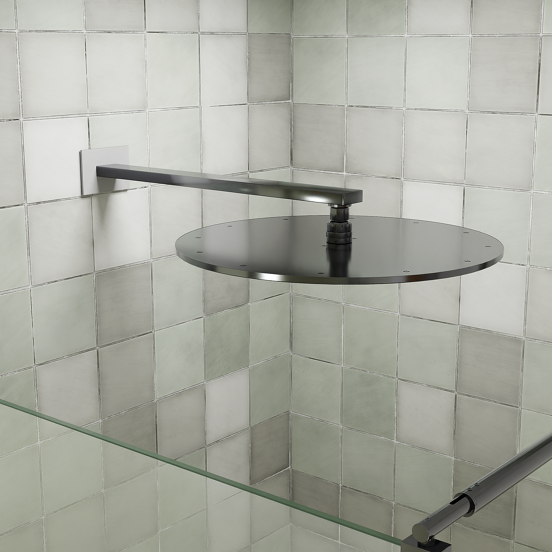 Blaufoss Raindream tête de douche ronde 40 cm chrome brillant