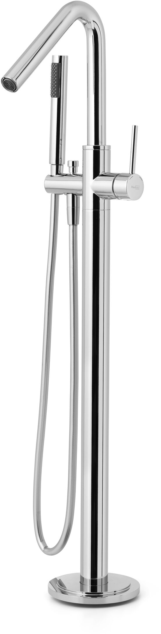 Blaufoss Round Move robinet baignoire îlot avec douchette chrome brillant