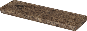Balmani Tray étagère murale Marbre Dark Emperador 40 x 12 cm