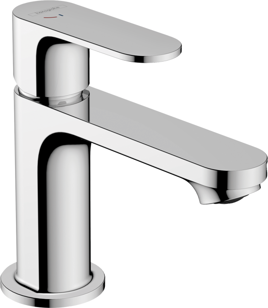 Hansgrohe Rebris 80 Niedrige Waschtischarmatur Chrom glänzend