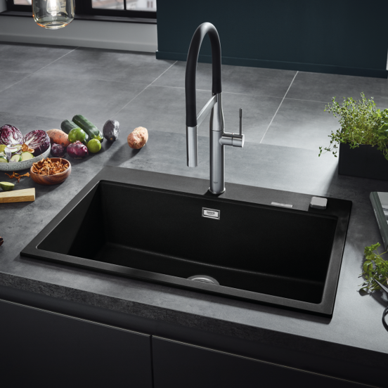 Grohe Essence robinet de cuisine avec douchette extractible Supersteel