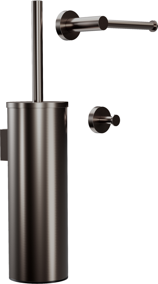 Blaufoss Harmony set d'accessoires de toilette Brushed GunMetal