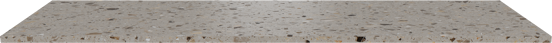 Balmani Stretto tablette simple ou double terrazzo greige 150 x 55  cm