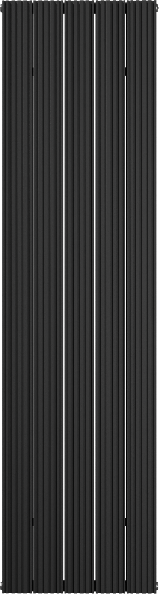 Vipera Mares sèche-serviettes double 47 x 180 cm chauffage central noir mat raccordements latéral et central possibles 1821W