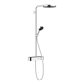 Hansgrohe Pulsify 260 opbouw regendoucheset thermostatische kraan glanzend chroom