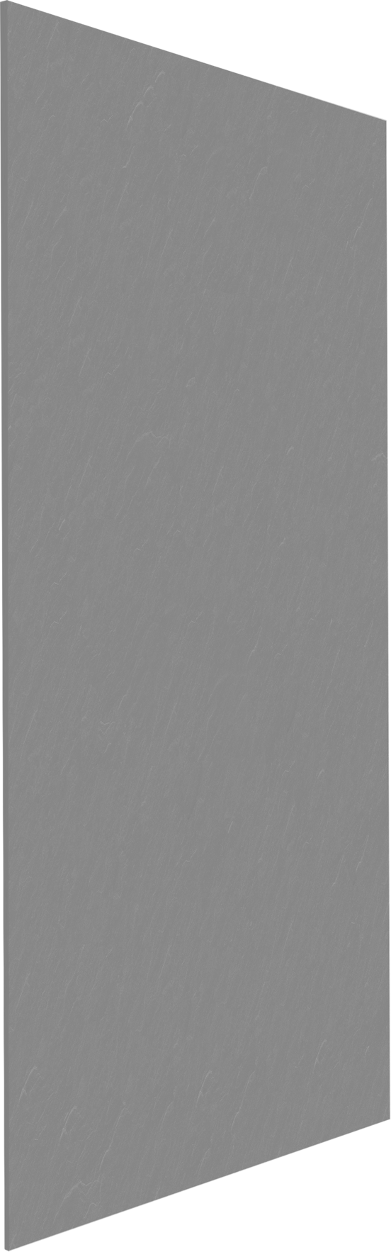 Balmani Zeno douchewandbekleding 120 x 120 x 260 cm composietmarmer donkergrijs leisteenstructuur