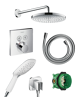 Hansgrohe Showerselect inbouw regendoucheset, inbouwelement inbegrepen
