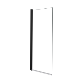 Luca Varess Kuresa pare-baignoire simple 85cm verre clair profil noir mat