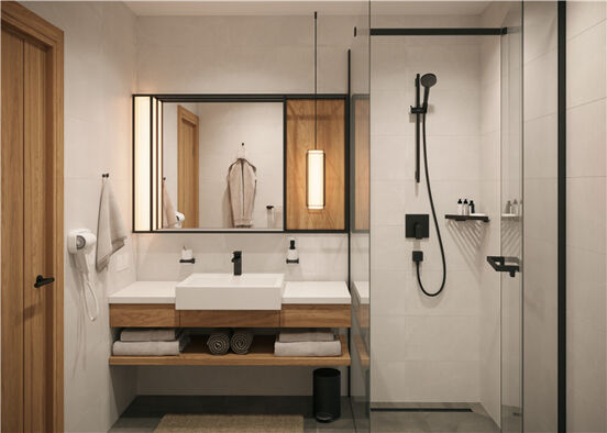 Hansgrohe AddStoris Badeimer schwarz matt