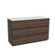 Storke Edge meuble salle de bains avec tablette pour vasques Tavola