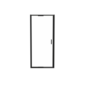 Luca Varess Vidor In douche draaideur 90 cm x 190 cm Helder glas mat zwart profiel