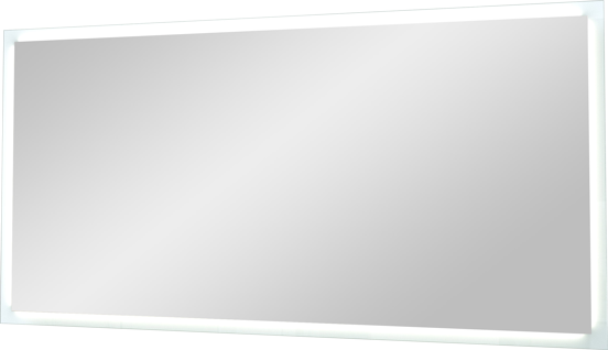 Balmani Vizio rechthoekig badkamerspiegel 135 x 70 cm met spiegelverlichting en anti-damp