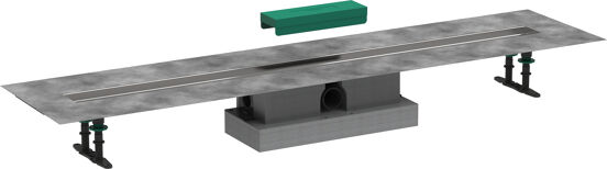 Hansgrohe uBox installatieset voor douchegoten 120cm voor Raindrain Match of Rock