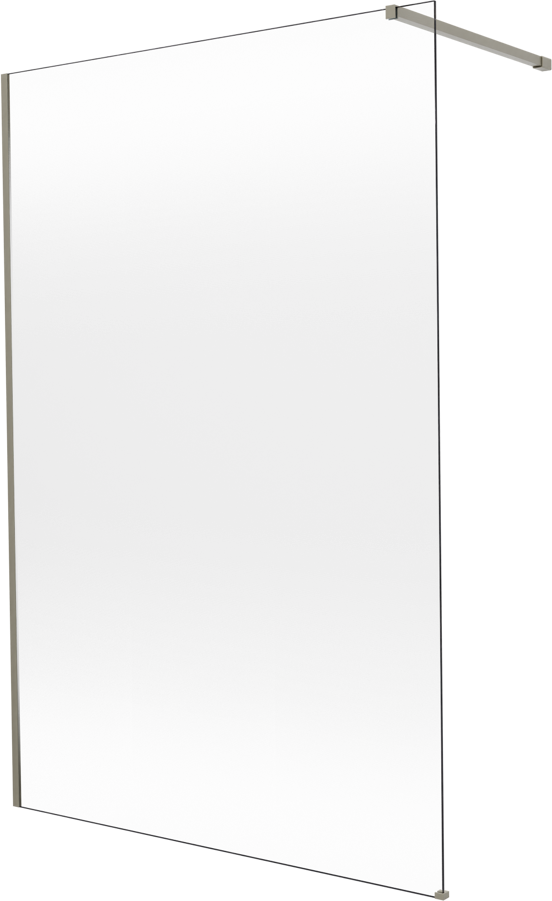 Balmani Modular douche à l'italienne: 140 x 200 cm, Permafrost, avec coating, Profil Gris pierre