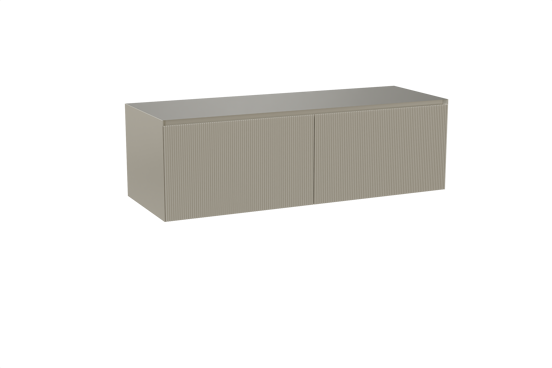 Balmani Fila zwevende wastafelonderkast 150 x 55 cm steengrijs 4 lades