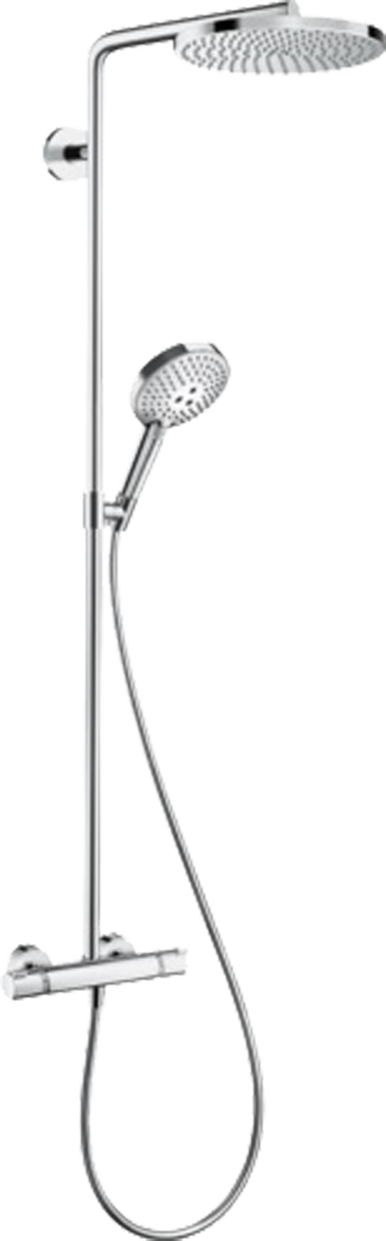 Hansgrohe Raindance Select S 240 Powderrain Duschsystem: Chrom glänzend