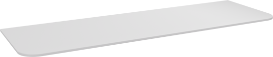 Storke Tavola Soft enkel of dubbel tablet mat witte solid surface 140 x 46 cm