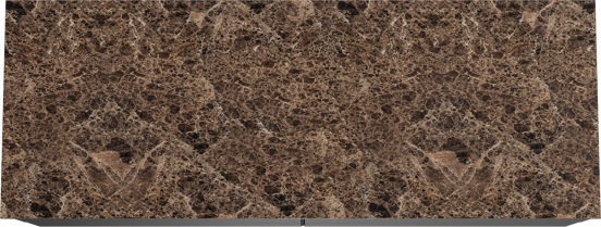 Balmani Mitra zwevend badkamermeubel 150 x 55 cm mat zwart met Stretto enkel of dubbel tablet in marmer dark emperador