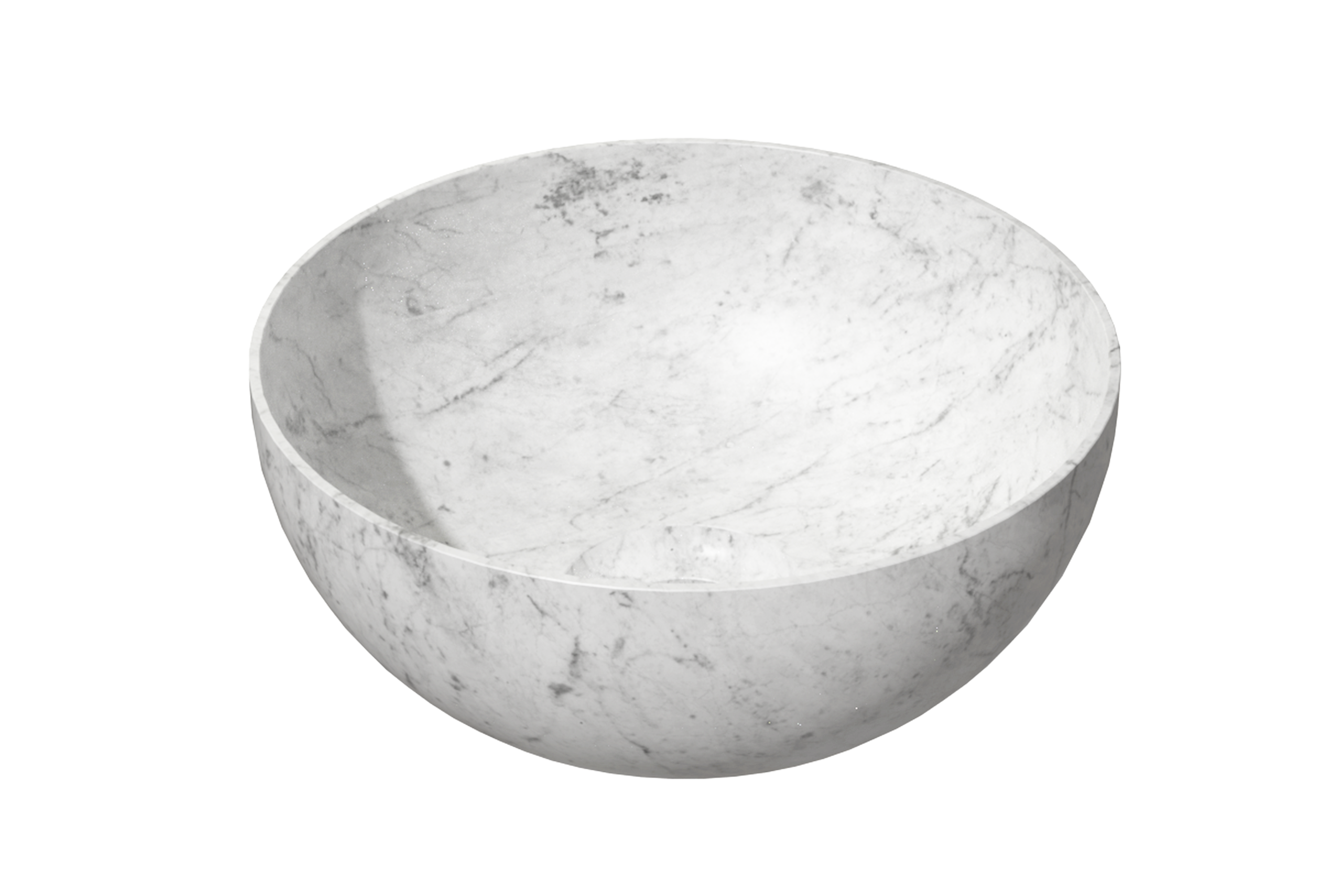 Balmani Bari XS waskom Carrara marmer rond Ø 22 cm
